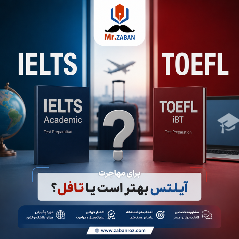 برای مهاجرت آیلتس بهتر است یا تافل