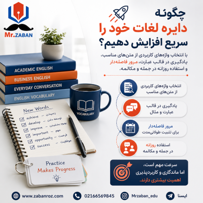 افزایش دایره لغات زبان
