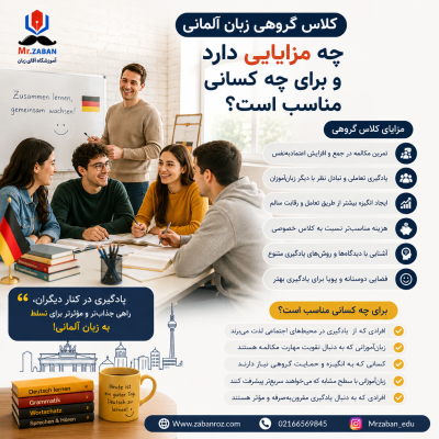 کلاس گروهی زبان آلمانی