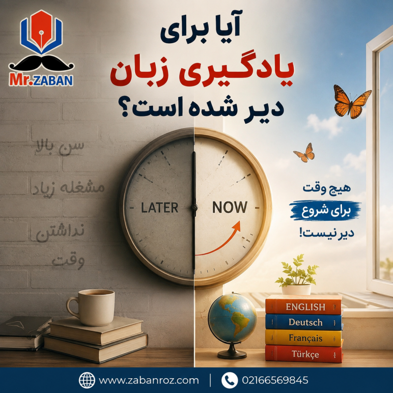 یادگیری زبان در بزرگسالی