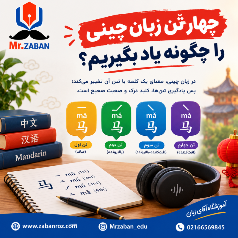 چهار تُن زبان چینی