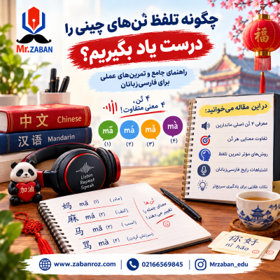 چگونه تلفظ تُن‌های چینی را درست یاد بگیریم
